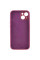 Силиконовый чехол Silicone Case Full Camera Protective (AA) для Apple iPhone 15 Plus (6.7) - Бордовый / Plum - фото