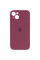 Силиконовый чехол Silicone Case Full Camera Protective (AA) для Apple iPhone 15 Plus (6.7) - Бордовый / Plum - фото