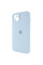 Силіконовий чохол Silicone Case Full Camera Protective (AA) для Apple iPhone 15 Plus (6.7) - Блакитний / Sweet Blue - фото