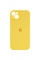 Силіконовий чохол Silicone Case Full Camera Protective (AA) для Apple iPhone 15 Plus (6.7) - Жовтий / Yellow - фото