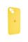 Силіконовий чохол Silicone Case Full Camera Protective (AA) для Apple iPhone 15 Plus (6.7) - Жовтий / Yellow - фото