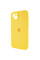 Силіконовий чохол Silicone Case Full Camera Protective (AA) для Apple iPhone 15 Plus (6.7) - Жовтий / Yellow - фото