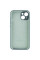 Силіконовий чохол Silicone Case Full Camera Protective (AA) для Apple iPhone 15 Plus (6.7) - Зелений / Pine green - фото