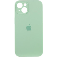Силіконовий чохол Silicone Case Full Camera Protective (AA) для Apple iPhone 15 Plus (6.7) - Зелений / Pistachio