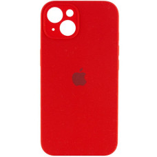 Силиконовый чехол Silicone Case Full Camera Protective (AA) для Apple iPhone 15 Plus (6.7) - Красный / Red