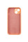 Силиконовый чехол Silicone Case Full Camera Protective (AA) для Apple iPhone 15 Plus (6.7) - Оранжевый / Cantaloupe - фото
