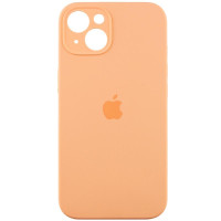Силиконовый чехол Silicone Case Full Camera Protective (AA) для Apple iPhone 15 Plus (6.7) - Оранжевый / Cantaloupe