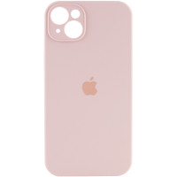 Силиконовый чехол Silicone Case Full Camera Protective (AA) для Apple iPhone 15 Plus (6.7) - Розовый / Pink Sand