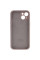 Силиконовый чехол Silicone Case Full Camera Protective (AA) для Apple iPhone 15 Plus (6.7) - Серый / Lavender - фото