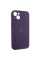 Силиконовый чехол Silicone Case Full Camera Protective (AA) для Apple iPhone 15 Plus (6.7) - Фиолетовый / Elderberry - фото
