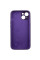 Силиконовый чехол Silicone Case Full Camera Protective (AA) для Apple iPhone 15 Plus (6.7) - Фиолетовый / Elderberry - фото
