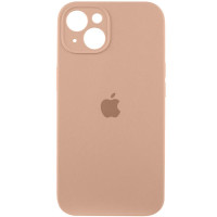 Силиконовый чехол Silicone Case Full Camera Protective (AA) для Apple iPhone 15 Plus (6.7) - Бежевый / Desert Gold