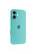 Силіконовий чохол Silicone Case Full Camera Protective (AA) для Apple iPhone 16 (6.1) - Бірюзовий / Marine Green - фото