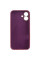Силиконовый чехол Silicone Case Full Camera Protective (AA) для Apple iPhone 16 (6.1) - Бордовый / Plum - фото