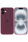 Силиконовый чехол Silicone Case Full Camera Protective (AA) для Apple iPhone 16 (6.1) - Бордовый / Plum - фото