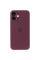 Силиконовый чехол Silicone Case Full Camera Protective (AA) для Apple iPhone 16 (6.1) - Бордовый / Plum - фото