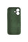 Силиконовый чехол Silicone Case Full Camera Protective (AA) для Apple iPhone 16 (6.1) - Зеленый / Cyprus Green - фото