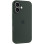 Силіконовий чохол Silicone Case Full Camera Protective (AA) для Apple iPhone 16 (6.1) - Зелений / Cyprus Green