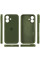 Силиконовый чехол Silicone Case Full Camera Protective (AA) для Apple iPhone 16 (6.1) - Зеленый / Dark Olive - фото