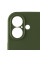Силиконовый чехол Silicone Case Full Camera Protective (AA) для Apple iPhone 16 (6.1) - Зеленый / Dark Olive - фото