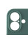 Силиконовый чехол Silicone Case Full Camera Protective (AA) для Apple iPhone 16 (6.1) - Зеленый / Pine green - фото