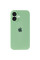 Силиконовый чехол Silicone Case Full Camera Protective (AA) для Apple iPhone 16 (6.1) - Зеленый / Pistachio - фото