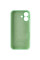 Силиконовый чехол Silicone Case Full Camera Protective (AA) для Apple iPhone 16 (6.1) - Зеленый / Pistachio - фото