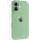 Силіконовий чохол Silicone Case Full Camera Protective (AA) для Apple iPhone 16 (6.1) - Зелений / Pistachio