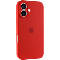 Силіконовий чохол Silicone Case Full Camera Protective (AA) для Apple iPhone 16 (6.1) - Червоний / Red