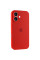 Силіконовий чохол Silicone Case Full Camera Protective (AA) для Apple iPhone 16 (6.1) - Червоний / Red - фото