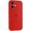 Силіконовий чохол Silicone Case Full Camera Protective (AA) для Apple iPhone 16 (6.1) - Червоний / Red