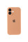 Силиконовый чехол Silicone Case Full Camera Protective (AA) для Apple iPhone 16 (6.1) - Оранжевый / Cantaloupe - фото