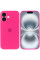 Силіконовий чохол Silicone Case Full Camera Protective (AA) для Apple iPhone 16 (6.1) - Рожевий / Barbie pink - фото