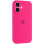 Силіконовий чохол Silicone Case Full Camera Protective (AA) для Apple iPhone 16 (6.1) - Рожевий / Barbie pink