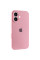 Силіконовий чохол Silicone Case Full Camera Protective (AA) для Apple iPhone 16 (6.1) - Рожевий / Light pink - фото