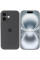 Силіконовий чохол Silicone Case Full Camera Protective (AA) для Apple iPhone 16 (6.1) - Сірий / Dark Gray - фото