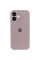 Силиконовый чехол Silicone Case Full Camera Protective (AA) для Apple iPhone 16 (6.1) - Серый / Lavender - фото