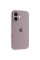 Силиконовый чехол Silicone Case Full Camera Protective (AA) для Apple iPhone 16 (6.1) - Серый / Lavender - фото