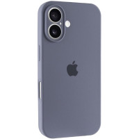 Силіконовий чохол Silicone Case Full Camera Protective (AA) для Apple iPhone 16 (6.1) - Сірий / Lavender Gray