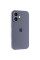 Силіконовий чохол Silicone Case Full Camera Protective (AA) для Apple iPhone 16 (6.1) - Сірий / Lavender Gray - фото