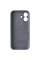 Силіконовий чохол Silicone Case Full Camera Protective (AA) для Apple iPhone 16 (6.1) - Сірий / Lavender Gray - фото