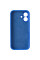 Силіконовий чохол Silicone Case Full Camera Protective (AA) для Apple iPhone 16 (6.1) - Синій / Capri Blue - фото