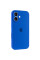Силіконовий чохол Silicone Case Full Camera Protective (AA) для Apple iPhone 16 (6.1) - Синій / Capri Blue - фото