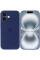 Силиконовый чехол Silicone Case Full Camera Protective (AA) для Apple iPhone 16 (6.1) - Синий / Deep navy - фото
