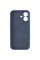 Силиконовый чехол Silicone Case Full Camera Protective (AA) для Apple iPhone 16 (6.1) - Синий / Deep navy - фото
