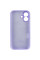 Силіконовий чохол Silicone Case Full Camera Protective (AA) для Apple iPhone 16 (6.1) - Бузковий / Dasheen - фото