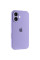 Силіконовий чохол Silicone Case Full Camera Protective (AA) для Apple iPhone 16 (6.1) - Бузковий / Dasheen - фото