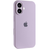 Силиконовый чехол Silicone Case Full Camera Protective (AA) для Apple iPhone 16 (6.1) - Сиреневый / Lilac