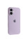 Силиконовый чехол Silicone Case Full Camera Protective (AA) для Apple iPhone 16 (6.1) - Сиреневый / Lilac - фото