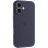 Силіконовий чохол Silicone Case Full Camera Protective (AA) для Apple iPhone 16 (6.1) - Темно-синій / Midnight blue